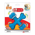 Nylabone Dura Chew "X" Bone Beef Flavored Dog Chew Toy