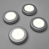 4 Pcs LED Smart Sensor Magnetic Cabinet Light